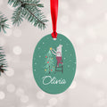 Personalised Personalised Christmas Mouse Ceramic Decoration