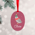Personalised Personalised Winter Owl Christmas Decoration