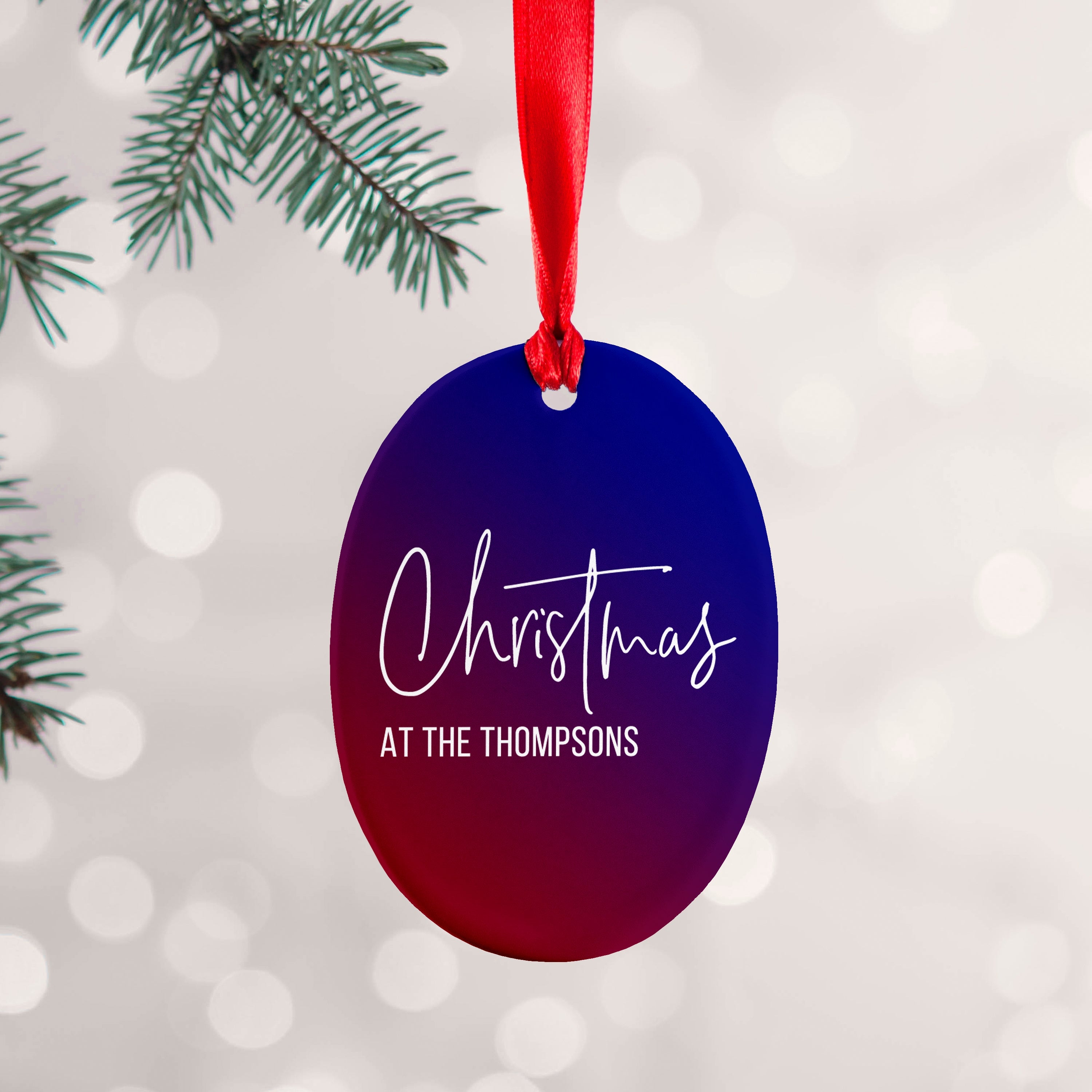 Personalised Personalised Family Christmas Decoration