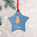 Personalised Personalised Festive Moose Christmas Decoration