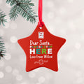 Personalised Personalised Dear Santa Christmas Decoration