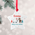 Personalised Personalised Winter Scene Ceramic Decoration