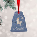 Personalised Personalised Moonlit Fawn Christmas Decoration