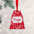 Personalised Personalised Festive Pattern Ceramic Decoration