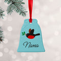 Personalised Personalised Holly Robin Christmas Decoration