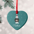 Personalised Personalised Polar Bear Christmas Decoration