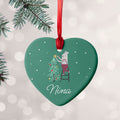 Personalised Personalised Christmas Mouse Ceramic Decoration