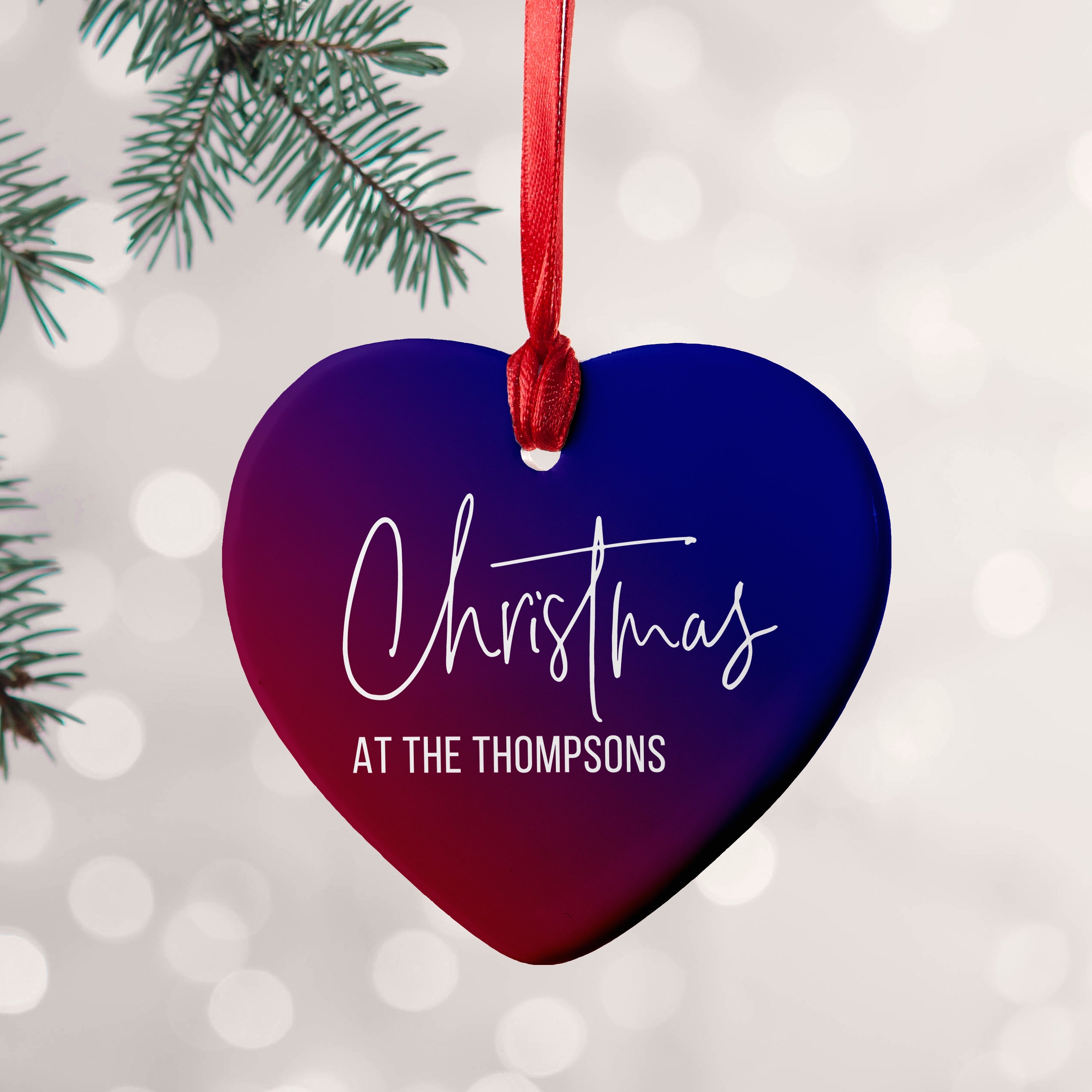 Personalised Personalised Family Christmas Decoration