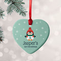 Personalised Personalised Baby Penguin 1st Christmas Decoration