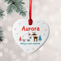 Personalised Personalised Winter Scene Ceramic Decoration