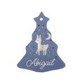 Personalised Personalised Moonlit Fawn Christmas Decoration
