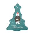 Personalised Personalised Polar Bear Christmas Decoration