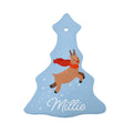 Personalised Personalised Flying Rudolph Christmas Decoration