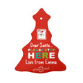 Personalised Personalised Dear Santa Christmas Decoration