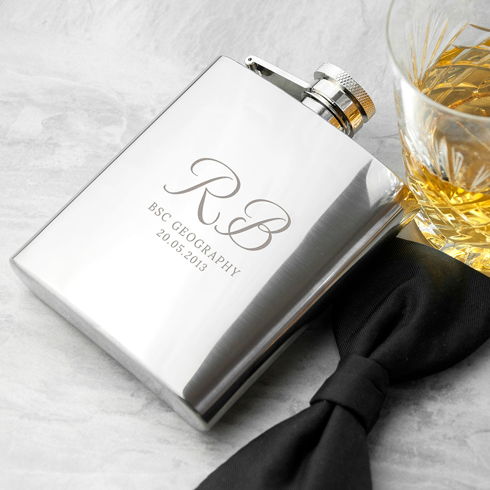 Personalised Personalised Graduation Hip Flask