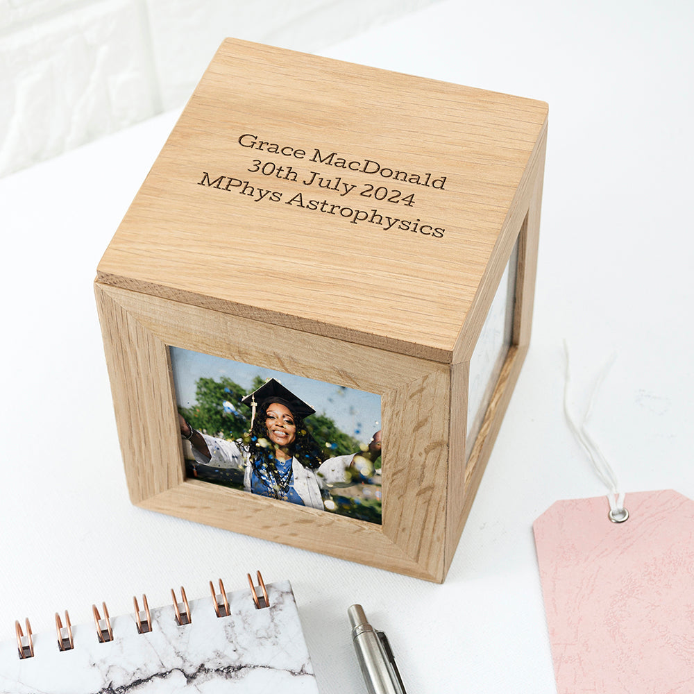Personalised Personalised Graduation Photo Cube