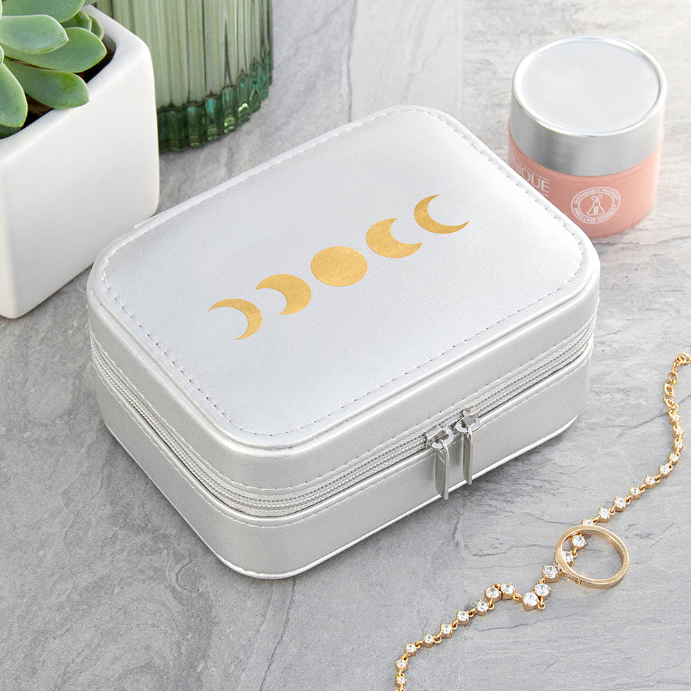Silver Lunar Cycle Jewellery Case