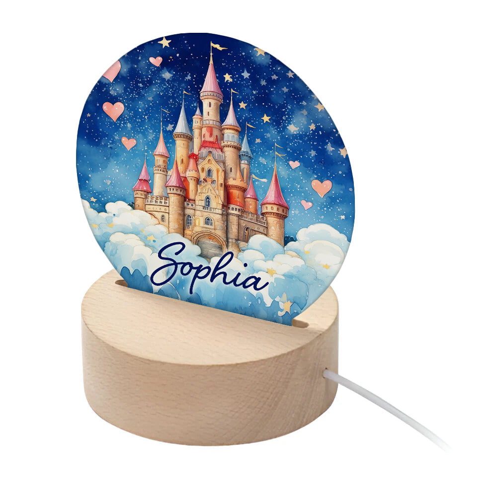 Personalised Personalised Kid's Magical Castle LED Night Light