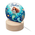 Personalised Personalised Kid's Mermaid LED Night Light