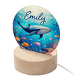 Personalised Personalised Kid's Ocean Whale LED Night Light