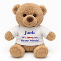 Personalised Personalised Kid's Beary Much Teddy Bear