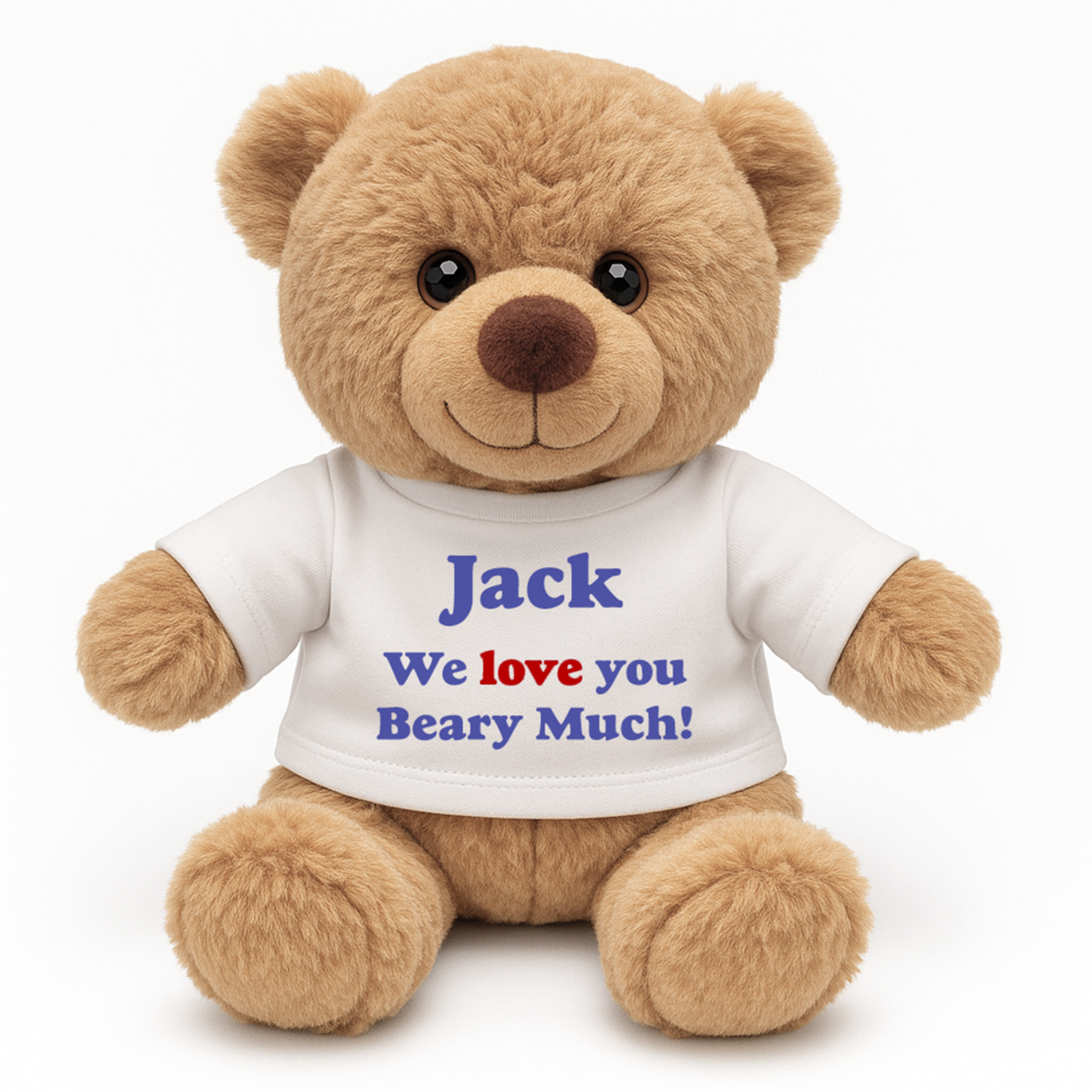 Personalised Personalised Kid's Beary Much Teddy Bear