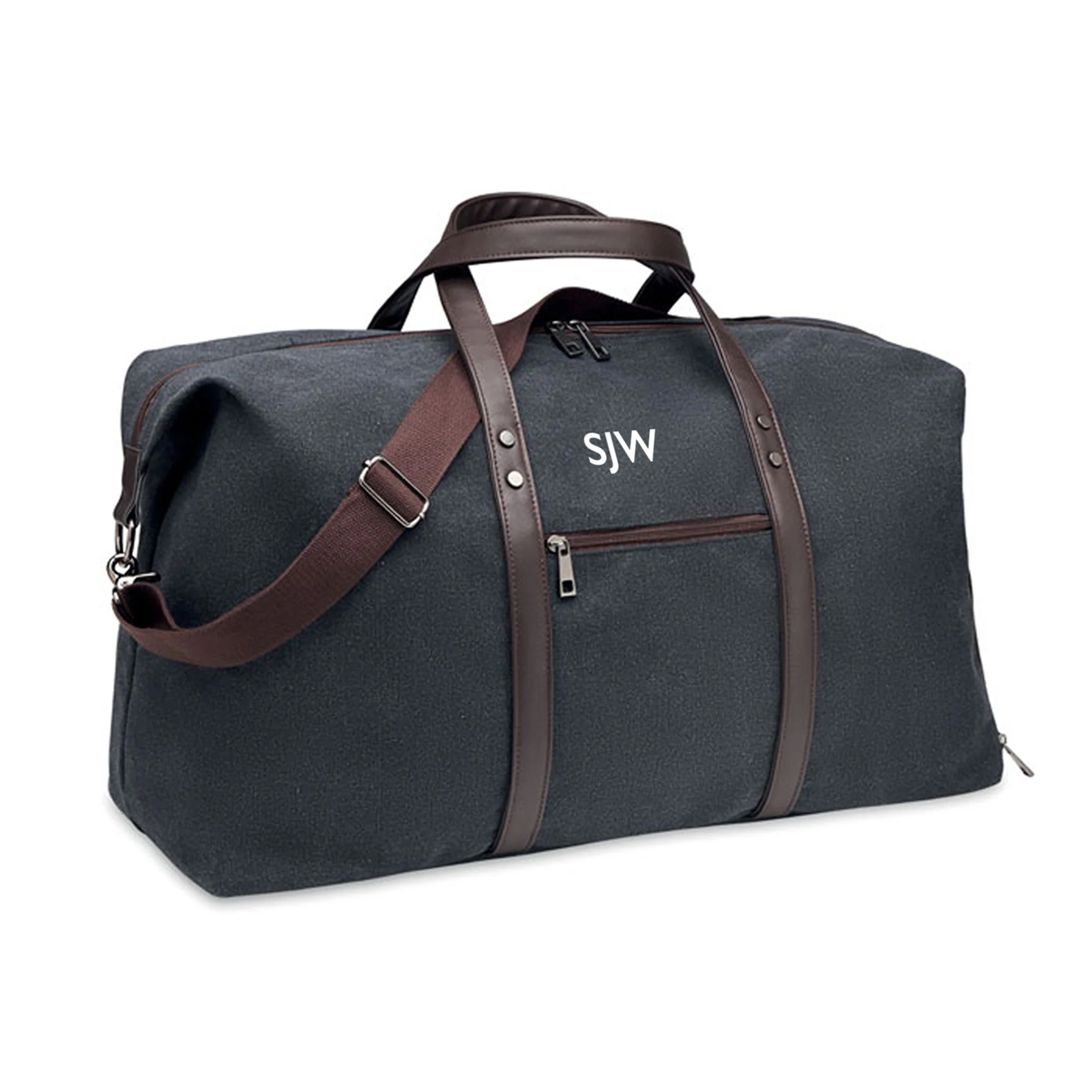 Personalised Personalised Washed Canvas Weekend Bag