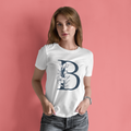 Personalised Monogrammed Women's Floral T-Shirt