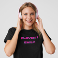 Personalised Personalised Women's Player 1 T-Shirt