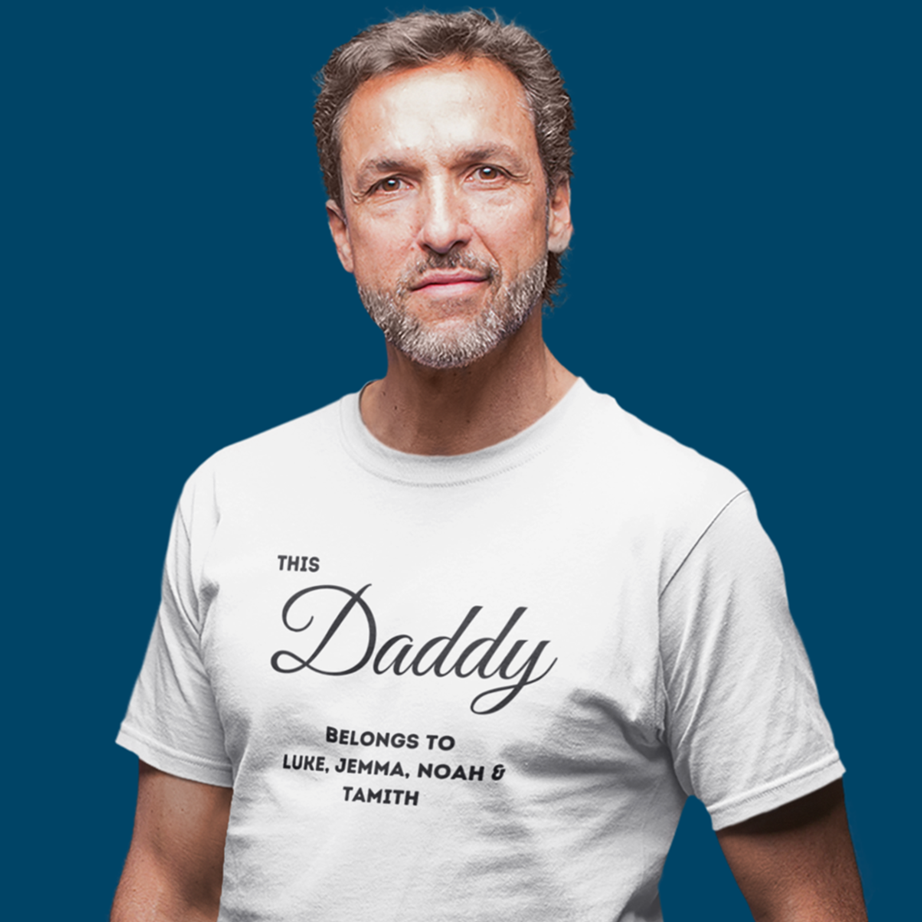 Personalised Personalised Daddy T-Shirt
