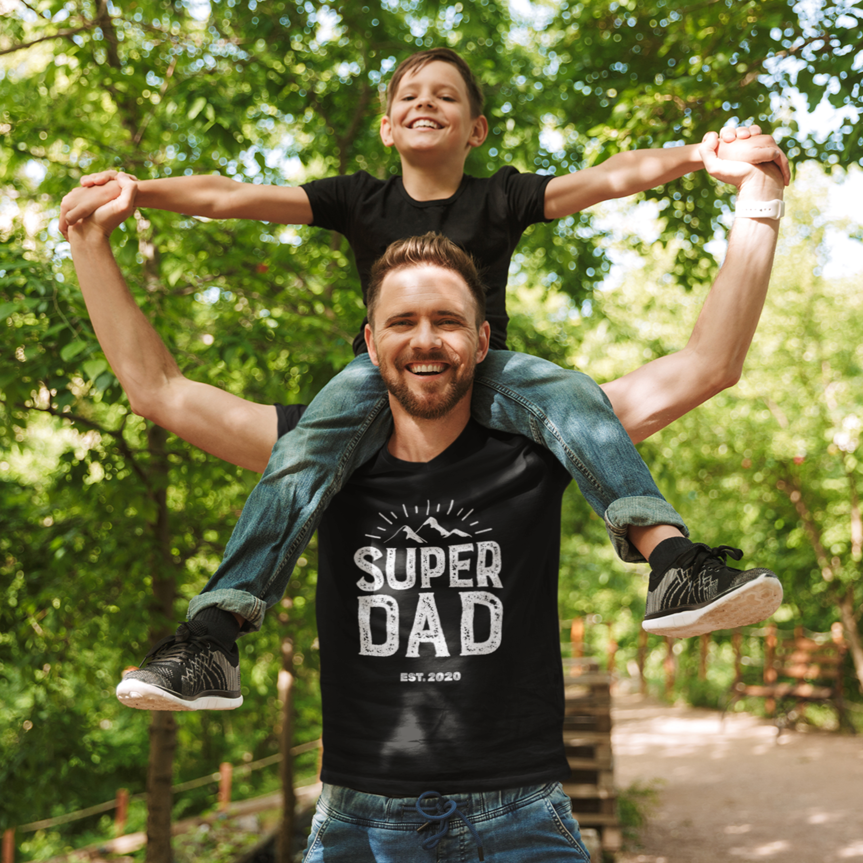 Personalised Personalised Super Dad T-Shirt