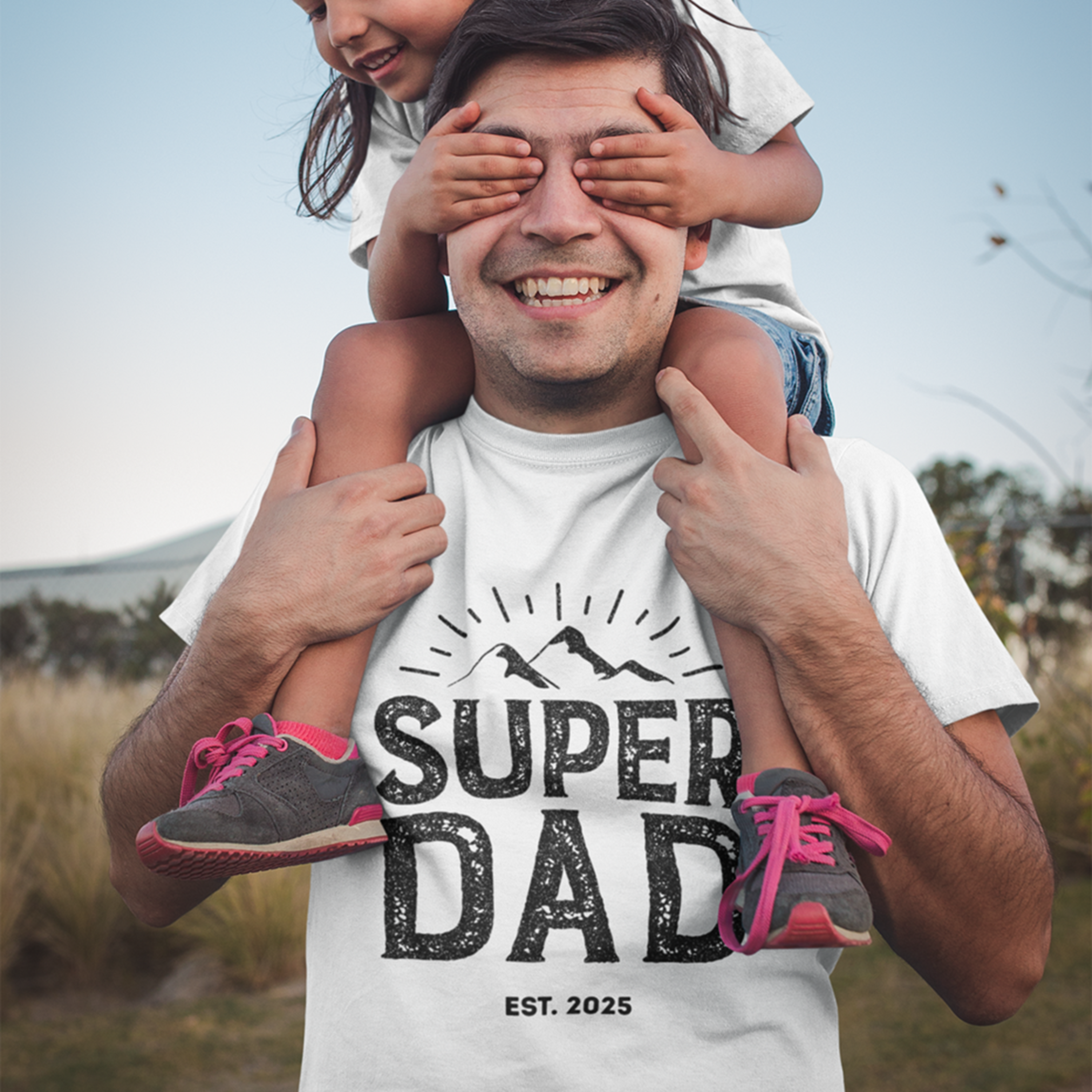 Personalised Personalised Super Dad T-Shirt