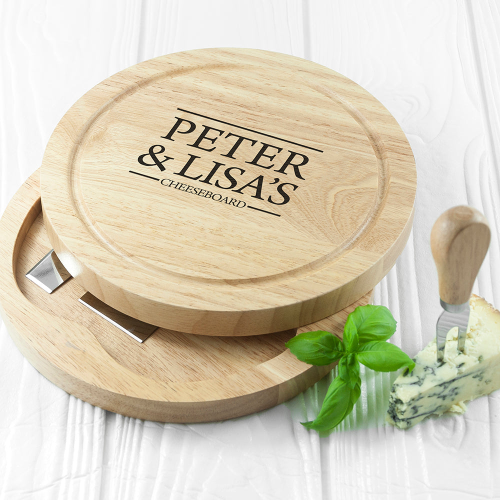 Personalised Couple Cheese Board