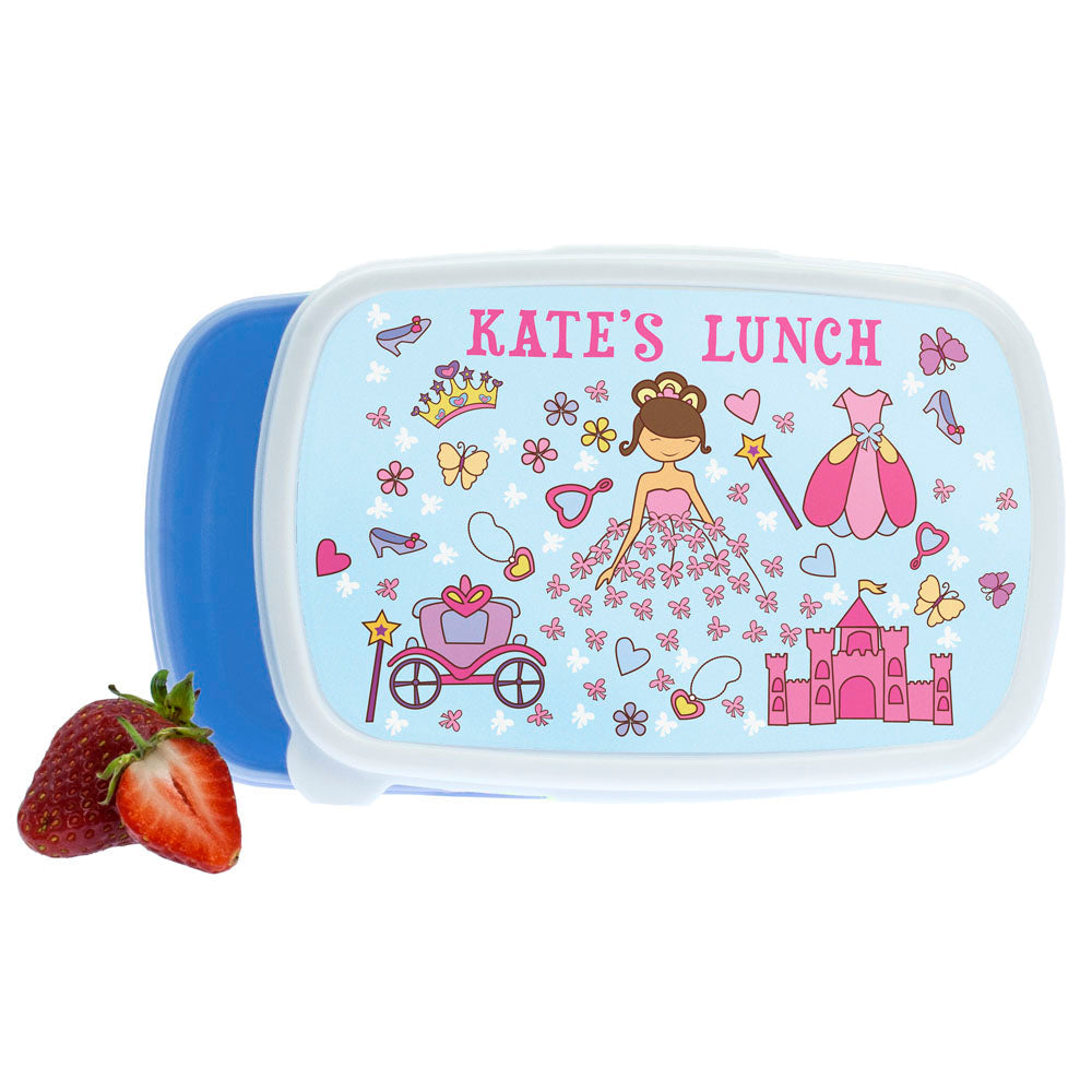 Personalised Pretty Princess Lunch Box