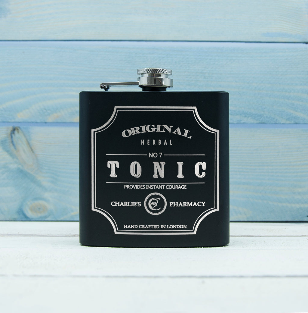 Personalised Vintage Tonic Hip Flask