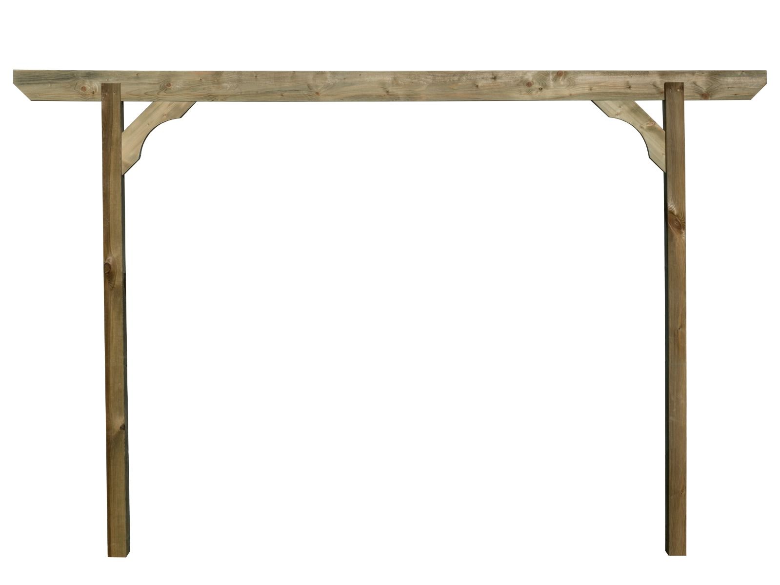 Screen Pergola, Plant Climbing Arbour - Chamfered Sculpted Brace