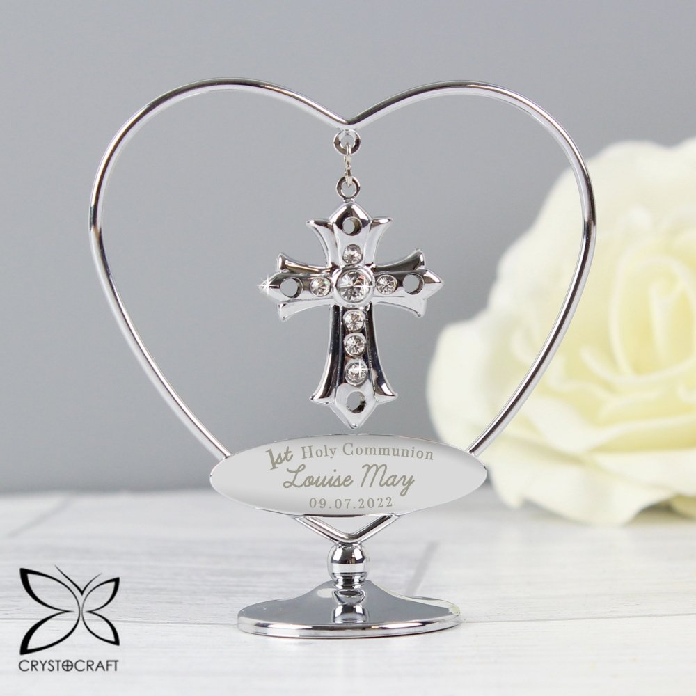 Personalised 1st Holy Communion Crystocraft Cross