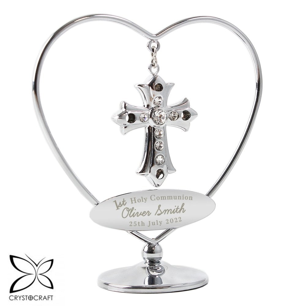 Personalised 1st Holy Communion Crystocraft Cross