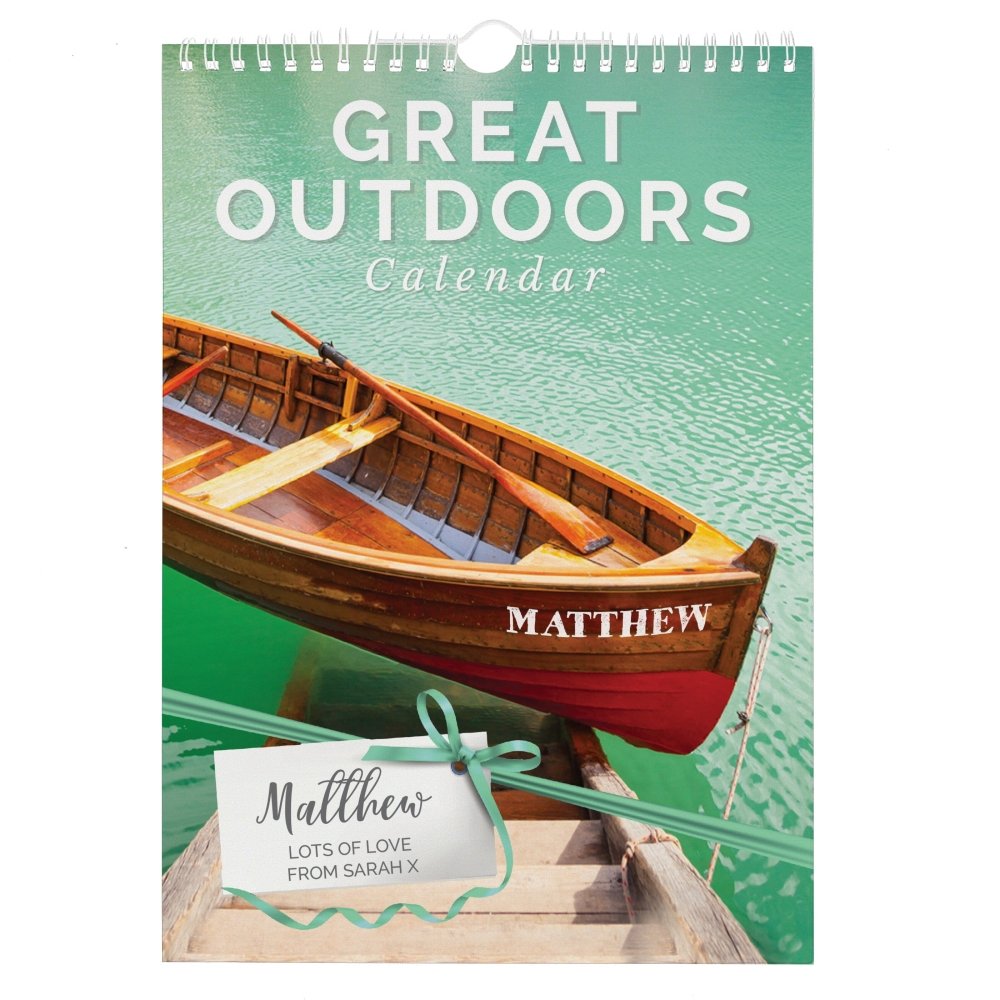 Personalised 2026 A4 Great Outdoors Calendar