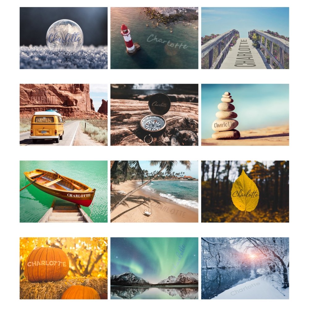 Personalised 2026 A4 Great Outdoors Calendar