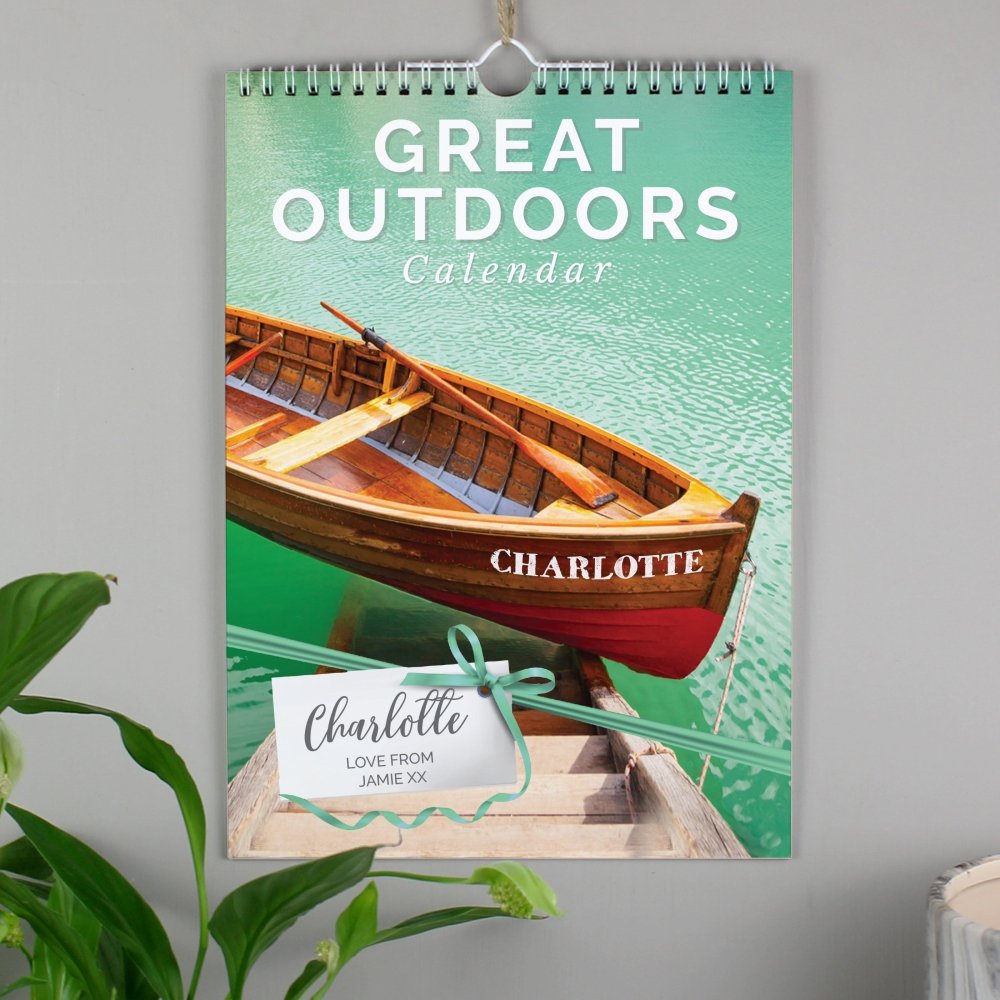 Personalised 2026 A4 Great Outdoors Calendar