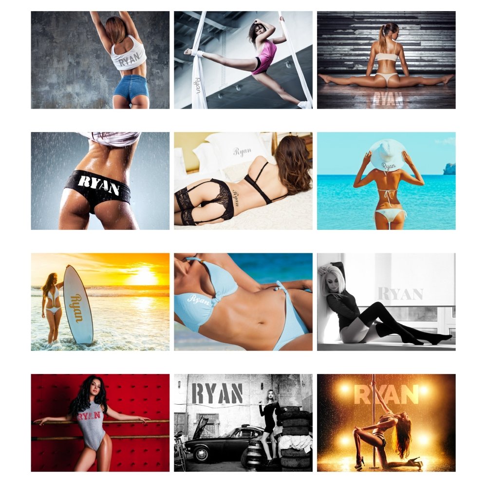 Personalised 2026 A4 Hot Chicks Calendar