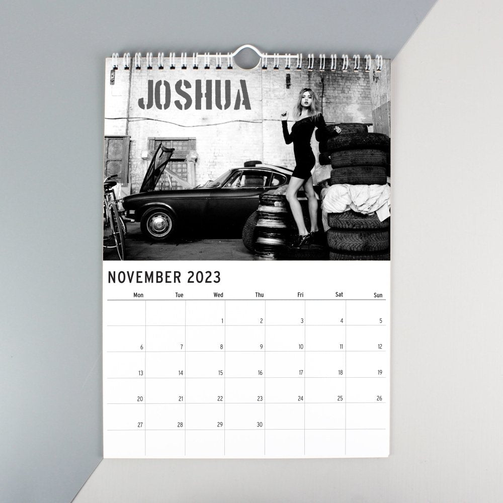 Personalised 2026 A4 Hot Chicks Calendar