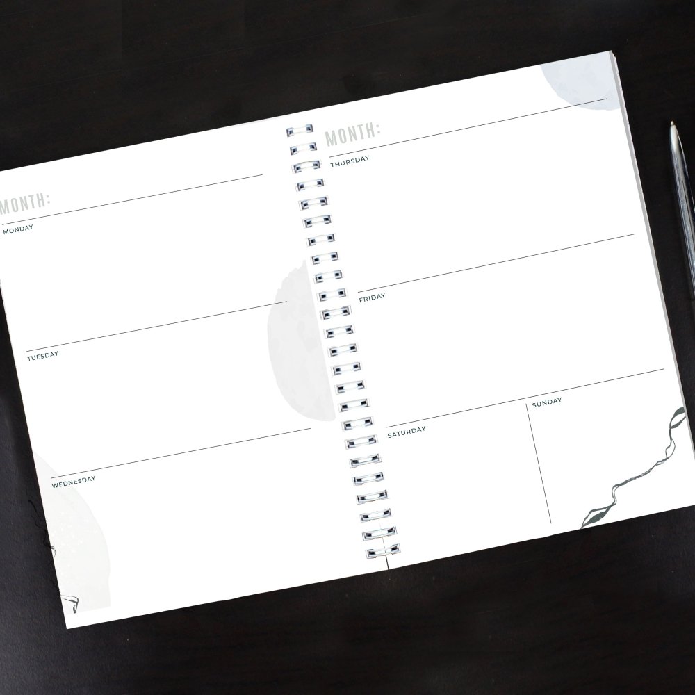 Personalised 2026 Abstract A5 Diary