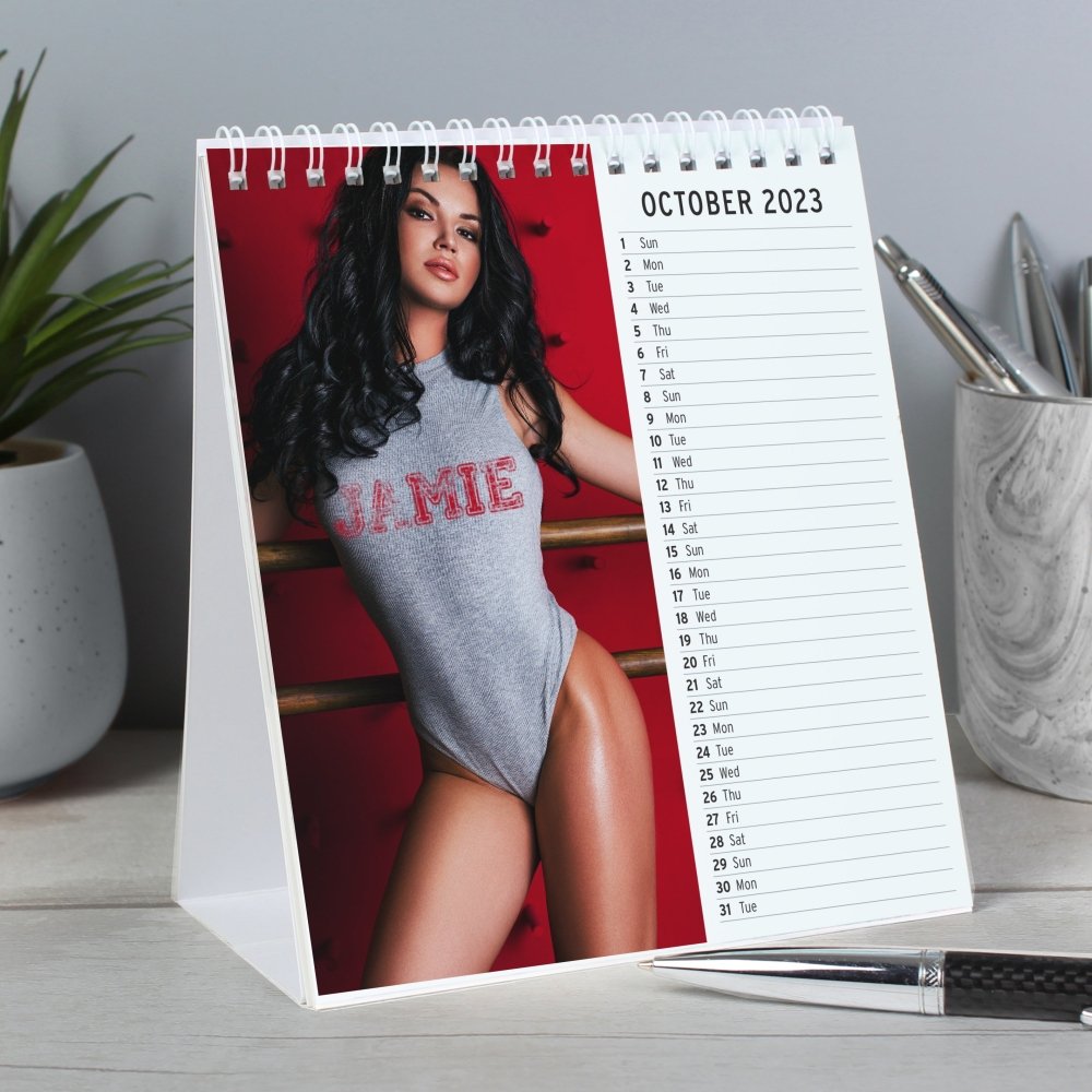Personalised 2026 Hot Chicks Wall Calendar