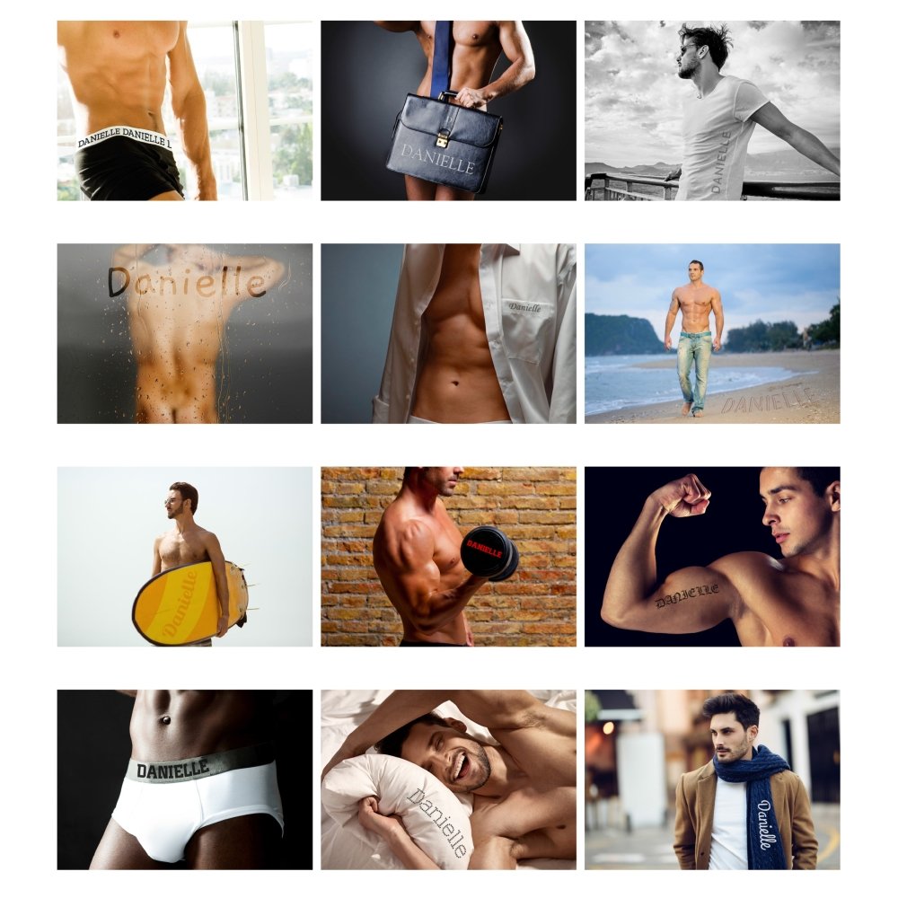 Personalised 2026 Hot Hunks A4 Calendar