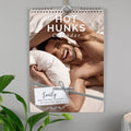 Personalised 2026 Hot Hunks A4 Calendar