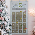 Personalised 2026 The Snowman Advent Calendar In Silver Grey