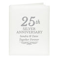 Personalised 25th Silver Anniversary Traditional Photo Album