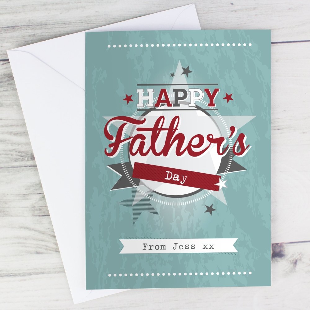 Personalised 50S Retro Card
